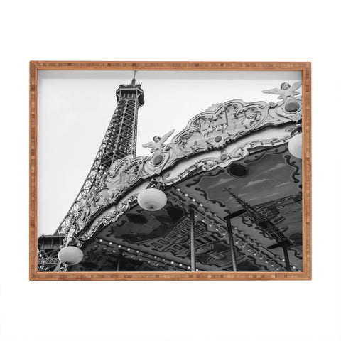 Bethany Young Photography Eiffel Tower Carousel II Rectangular Tray