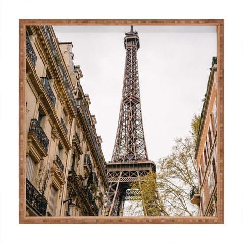 Bethany Young Photography Eiffel Tower II Square Tray