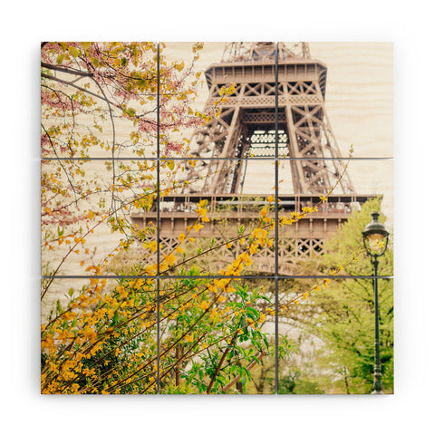 Bethany Young Photography Eiffel Tower VIII Wood Wall Mural