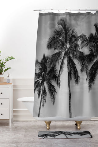 Bethany Young Photography Hawaiian Palms IV Shower Curtain And Mat