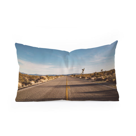 Bethany Young Photography Joshua Tree Road Oblong Throw Pillow