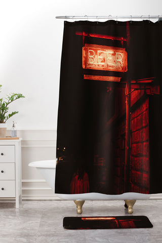 Bethany Young Photography Marfa Night Vibes Shower Curtain And Mat