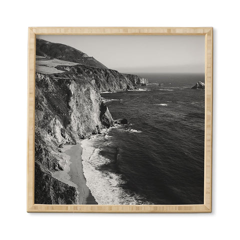 Bethany Young Photography Monochrome Big Sur Framed Wall Art