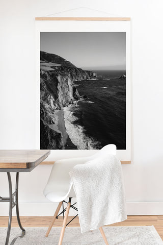 Bethany Young Photography Monochrome Big Sur Art Print And Hanger