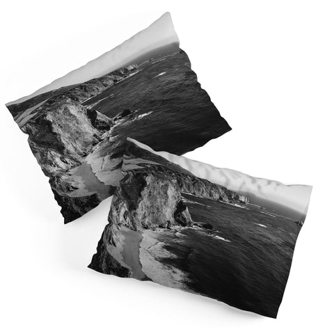 Bethany Young Photography Monochrome Big Sur Pillow Shams