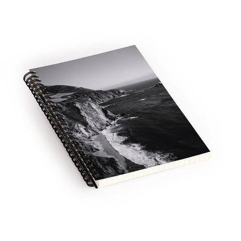 Bethany Young Photography Monochrome Big Sur Spiral Notebook