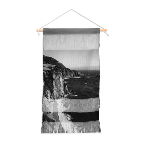 Bethany Young Photography Monochrome Big Sur Wall Hanging Portrait