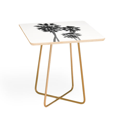 Bethany Young Photography Monochrome California Palms Side Table