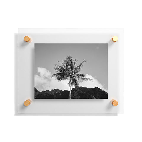 Bethany Young Photography Monochrome Hawaiian Palm Floating Acrylic Print