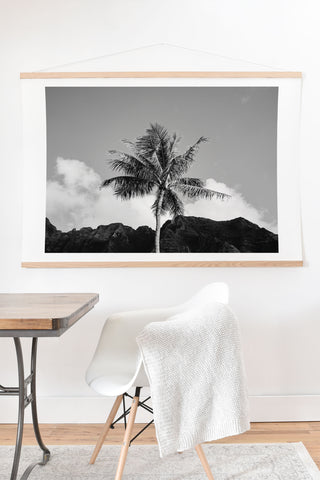 Bethany Young Photography Monochrome Hawaiian Palm Art Print And Hanger