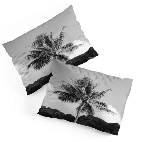 Bethany Young Photography Monochrome Hawaiian Palm Pillow Shams