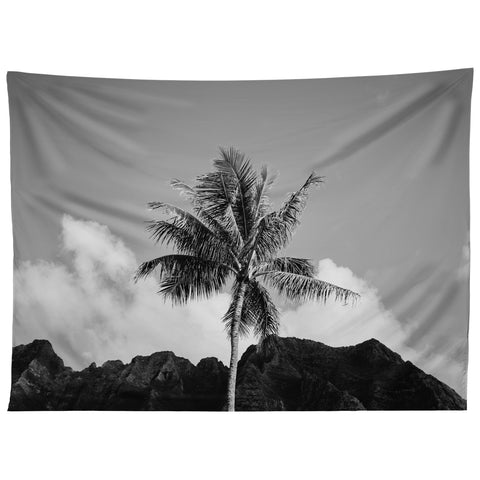 Bethany Young Photography Monochrome Hawaiian Palm Tapestry