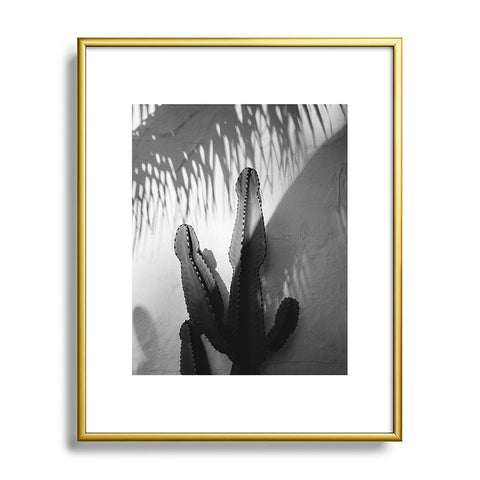 Bethany Young Photography Monochrome SoCal Shadows Metal Framed Art Print