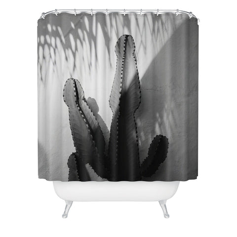 Bethany Young Photography Monochrome SoCal Shadows Shower Curtain