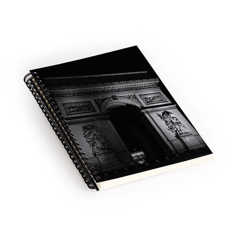 Bethany Young Photography Noir Paris V Spiral Notebook