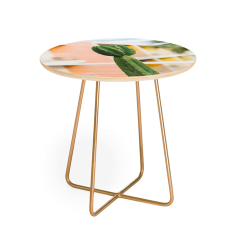 Bethany Young Photography Palm Springs Cactus II Round Side Table