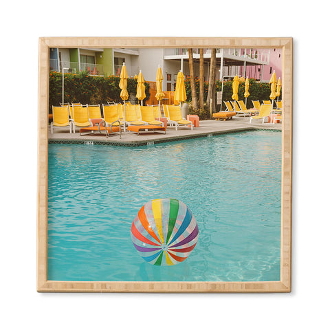 Bethany Young Photography Palm Springs Pool Day Framed Wall Art