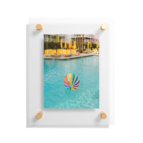 Bethany Young Photography Palm Springs Pool Day Floating Acrylic Print