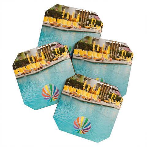 Bethany Young Photography Palm Springs Pool Day Coaster Set