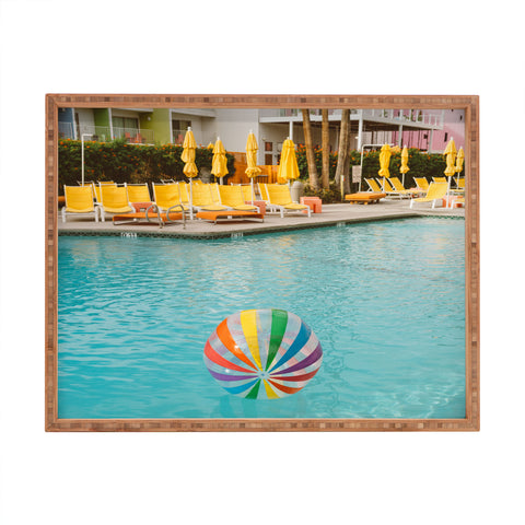 Bethany Young Photography Palm Springs Pool Day Rectangular Tray