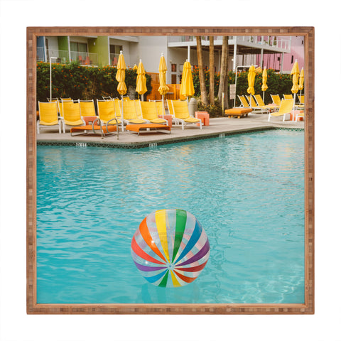 Bethany Young Photography Palm Springs Pool Day Square Tray