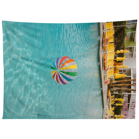 Bethany Young Photography Palm Springs Pool Day Tapestry