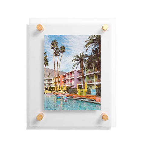 Bethany Young Photography Palm Springs Pool Day VII Floating Acrylic Print