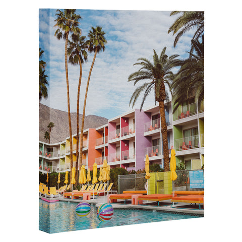 Bethany Young Photography Palm Springs Pool Day VII Art Canvas