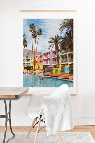 Bethany Young Photography Palm Springs Pool Day VII Art Print And Hanger