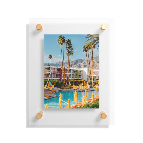 Bethany Young Photography Palm Springs Pool Day VIII Floating Acrylic Print