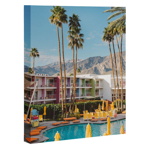 Bethany Young Photography Palm Springs Pool Day VIII Art Canvas