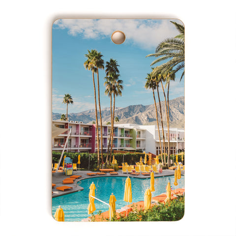 Bethany Young Photography Palm Springs Pool Day VIII Cutting Board Rectangle