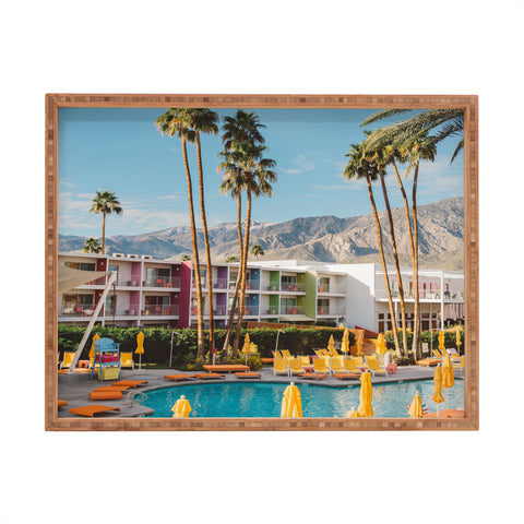 Bethany Young Photography Palm Springs Pool Day VIII Rectangular Tray