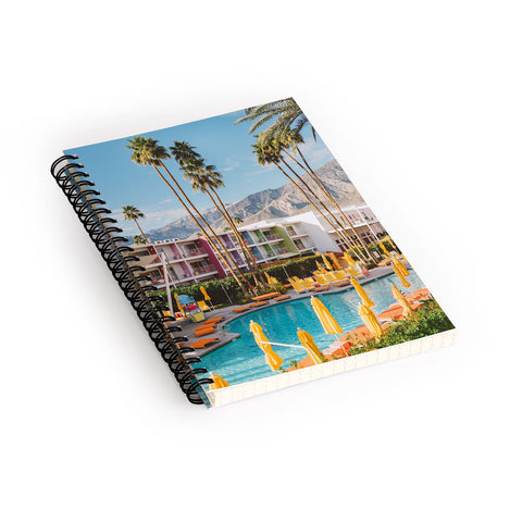 Bethany Young Photography Palm Springs Pool Day VIII Spiral Notebook