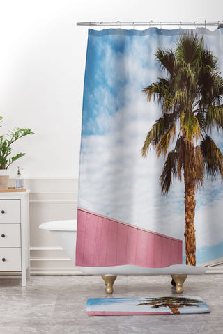 Bethany Young Photography Palm Springs Vibes Shower Curtain And Mat