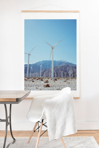 Bethany Young Photography Palm Springs Windmills IV Art Print And Hanger