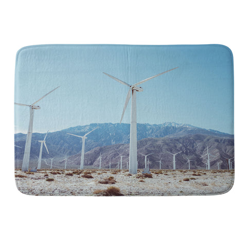 Bethany Young Photography Palm Springs Windmills IV Memory Foam Bath Mat
