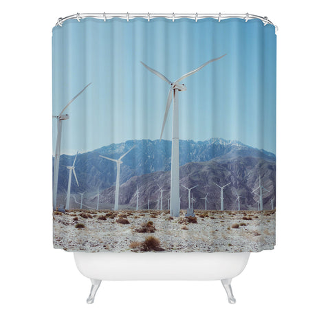 Bethany Young Photography Palm Springs Windmills IV Shower Curtain