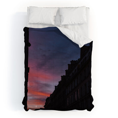 Bethany Young Photography Paris Sunset VIII Comforter