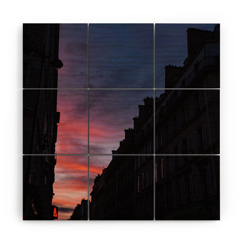 Bethany Young Photography Paris Sunset VIII Wood Wall Mural