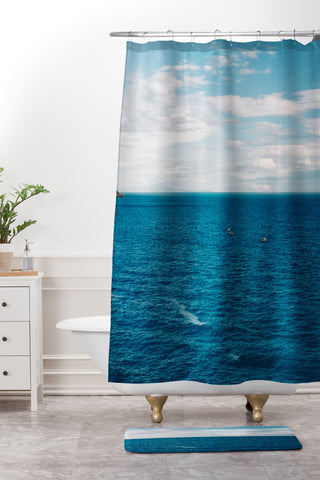 Bethany Young Photography Positano Morning II Shower Curtain And Mat