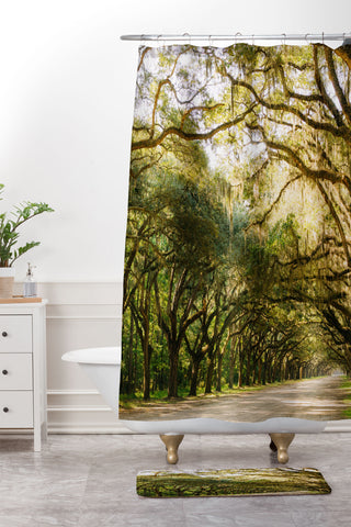 Bethany Young Photography Savannah Wormsloe Historic I Shower Curtain And Mat
