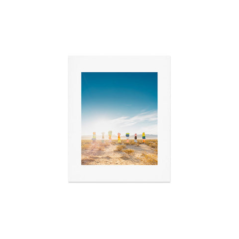 Bethany Young Photography Seven Magic Mountains Sunrise Art Print