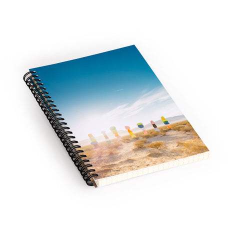 Bethany Young Photography Seven Magic Mountains Sunrise Spiral Notebook