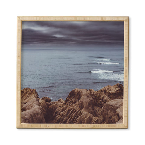Bethany Young Photography Sunset Cliffs Storm Framed Wall Art
