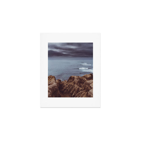 Bethany Young Photography Sunset Cliffs Storm Art Print