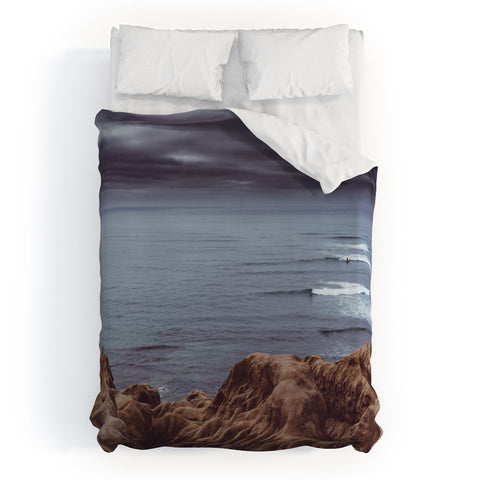 Bethany Young Photography Sunset Cliffs Storm Duvet Cover