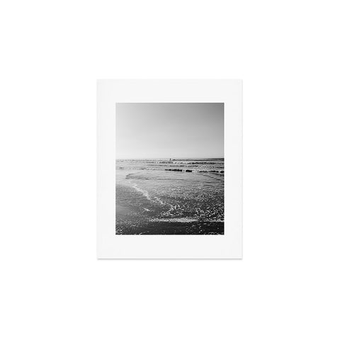 Bethany Young Photography Surfing Monochrome Art Print