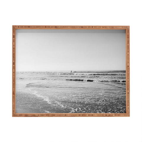 Bethany Young Photography Surfing Monochrome Rectangular Tray