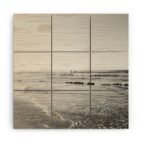 Bethany Young Photography Surfing Monochrome Wood Wall Mural